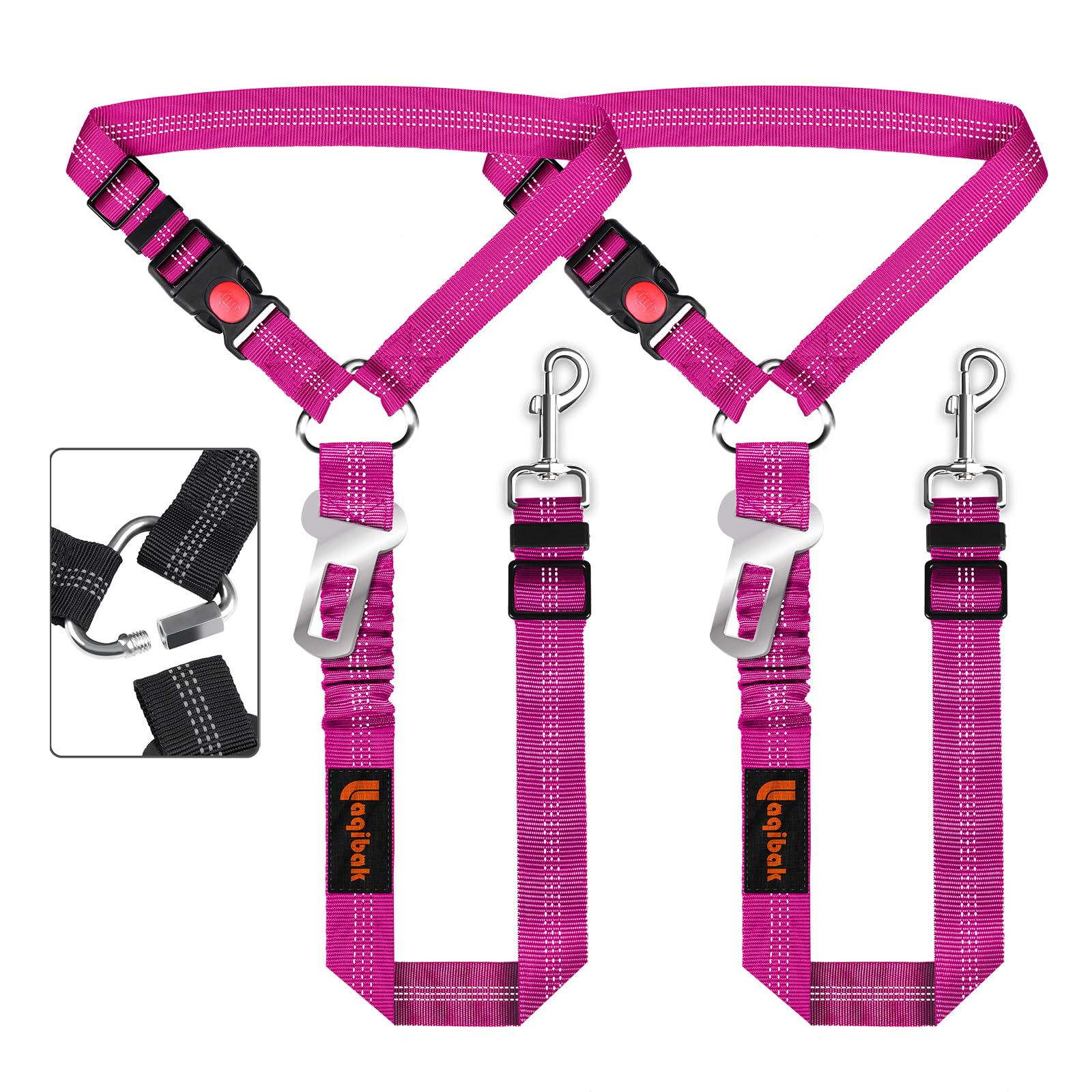 3-in-1 Dog Car Seat Belt Harness