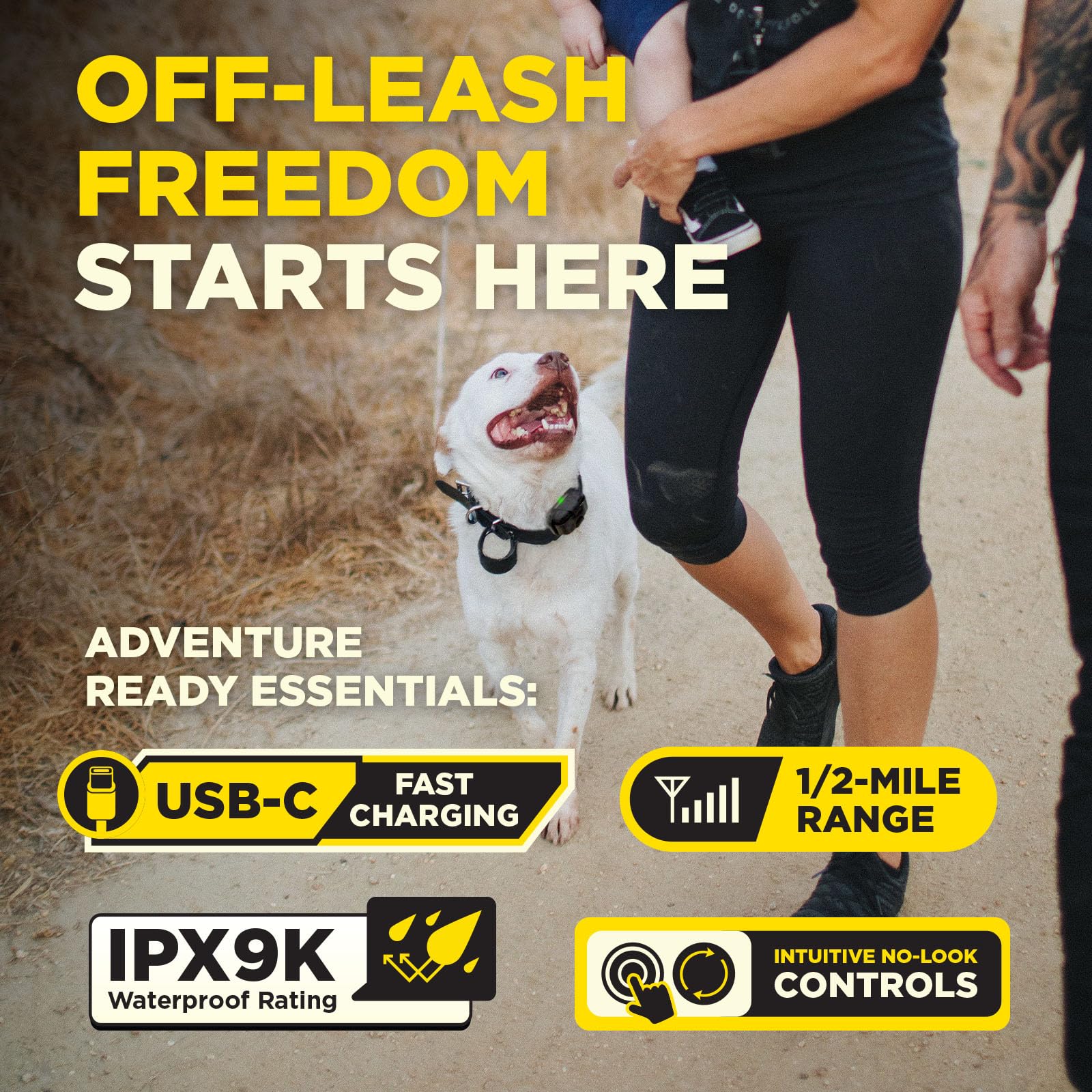 Remote Dog Training Collar 1/2 Mile Range