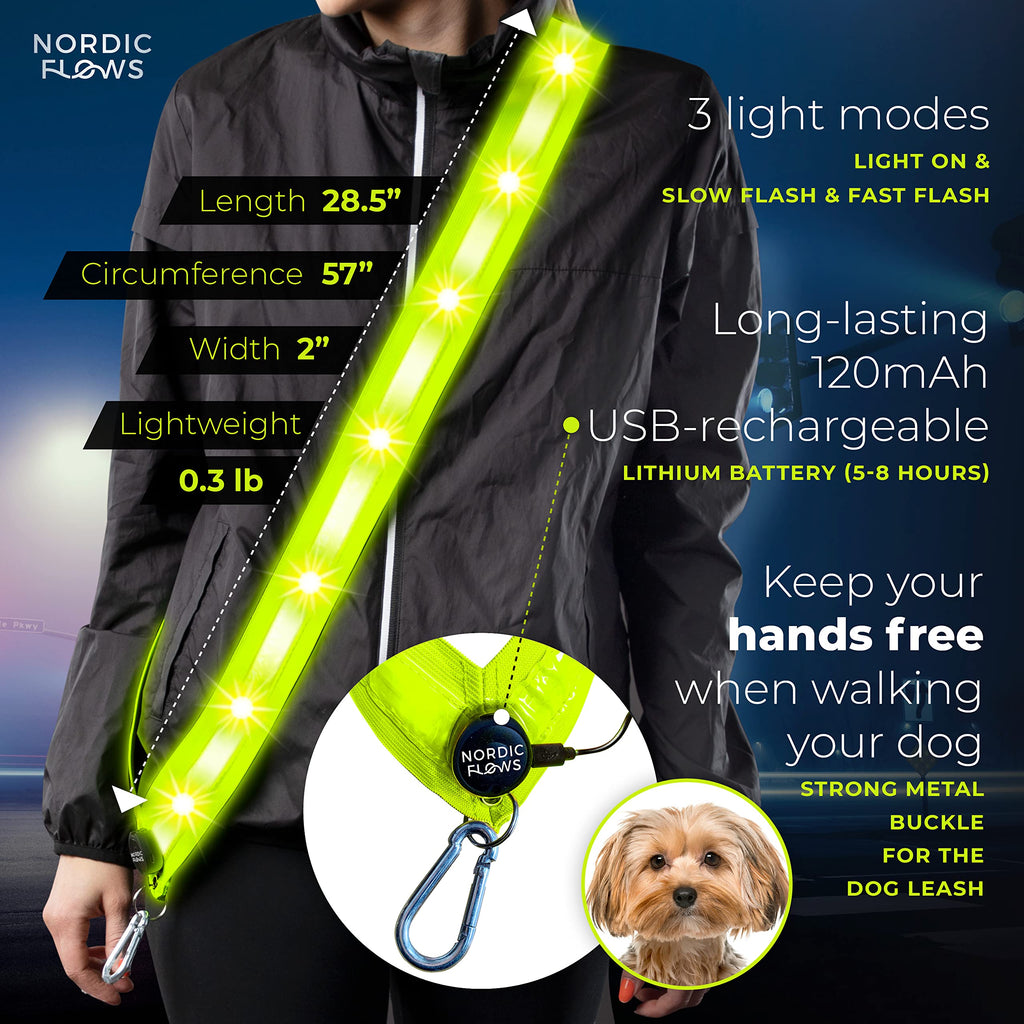 Rechargeable LED Reflective Safety Vest